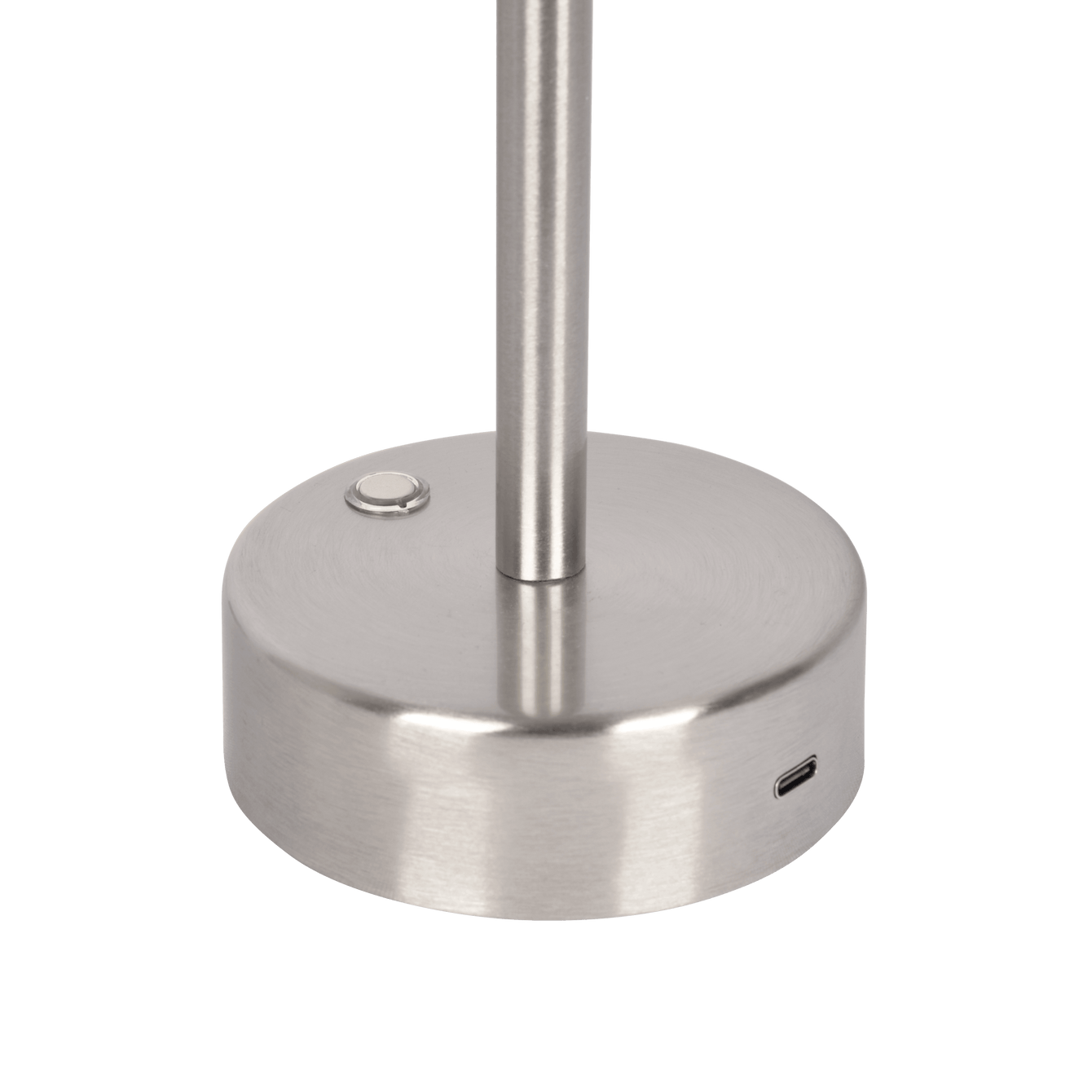 Elegance Rechargeable LED Table Lamp Brushed Nickel LED Touch Switch - West Lamp