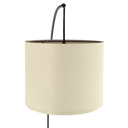 Royal 3-Arm Metal Arc Floor Lamp, Oil Rubbed Bonze with Linen Shade, 4 way Rotary Switch - West Lamp