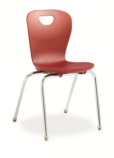 Integrity Ribbed-Back 4-Leg Chair