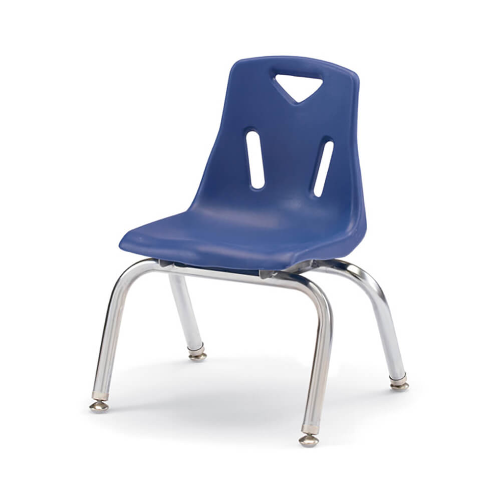 Berries® Stacking Chair with Chrome-Plated Legs, 10