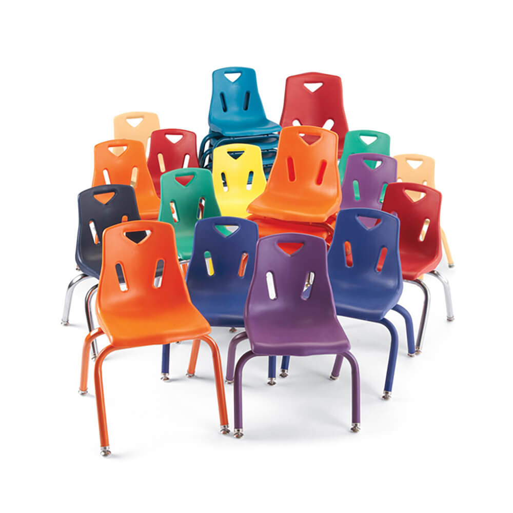 Berries® Stacking Chair with Chrome-Plated Legs, 10