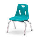 Berries® Stacking Chair with Chrome-Plated Legs, 10