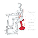 Hierarchy Height Adjustable Grow Stool