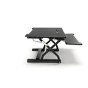 Model Ess-5136 Essentials By Ofm Adjustable Desktop Riser With Keyboard Tray