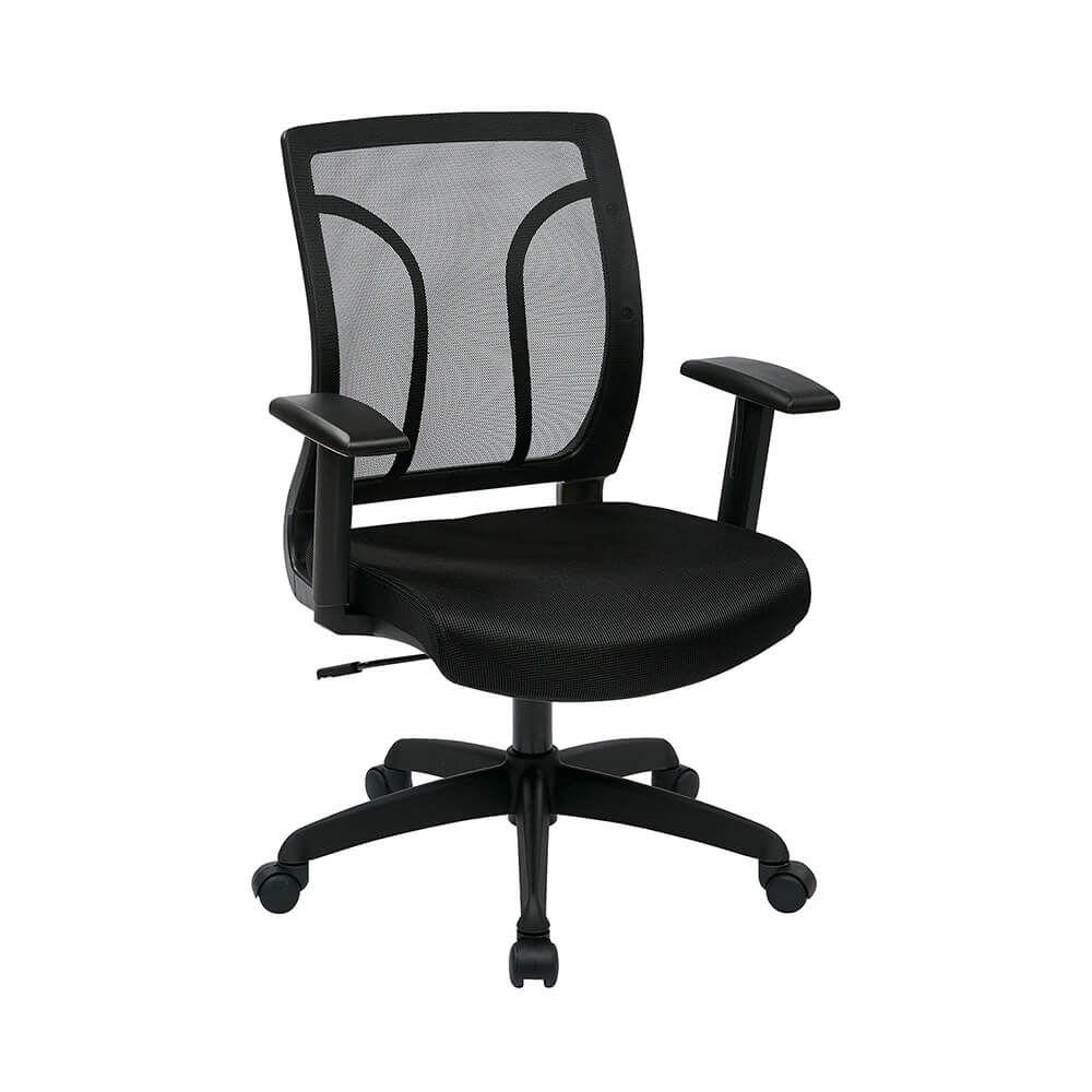 Screen Back Chair With Mesh Seat