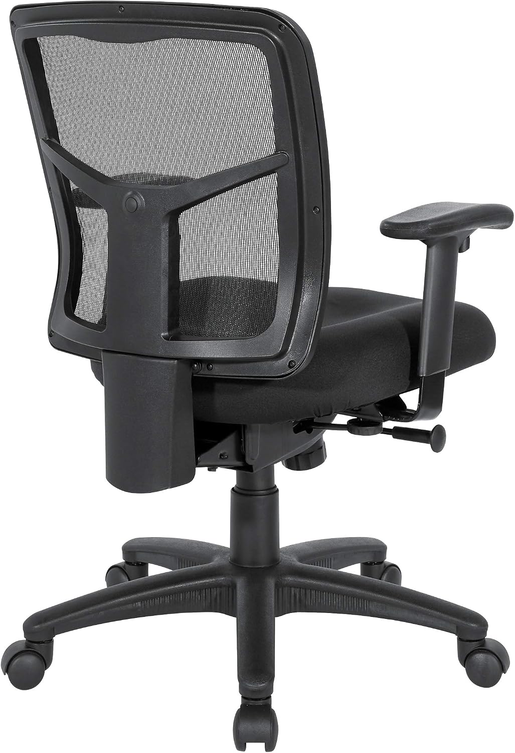 ProGrid Breathable Mesh Back Manager's Office Chair with Built-in Lumbar Support and Height Adjustable Padded Arms, Coal FreeFlex Fabric