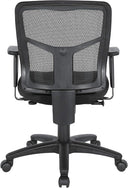 ProGrid Breathable Mesh Back Manager's Office Chair with Built-in Lumbar Support and Height Adjustable Padded Arms, Coal FreeFlex Fabric