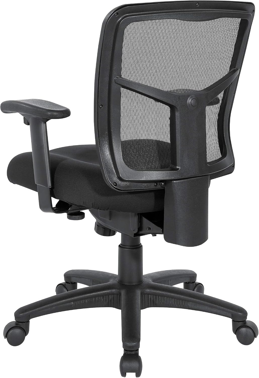 ProGrid Breathable Mesh Back Manager's Office Chair with Built-in Lumbar Support and Height Adjustable Padded Arms, Coal FreeFlex Fabric