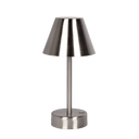 Elegance Rechargeable LED Table Lamp Brushed Nickel LED Touch Switch - West Lamp