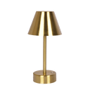 Elegance Rechargeable LED Table Lamp Plated Brass LED Touch Switch - West Lamp