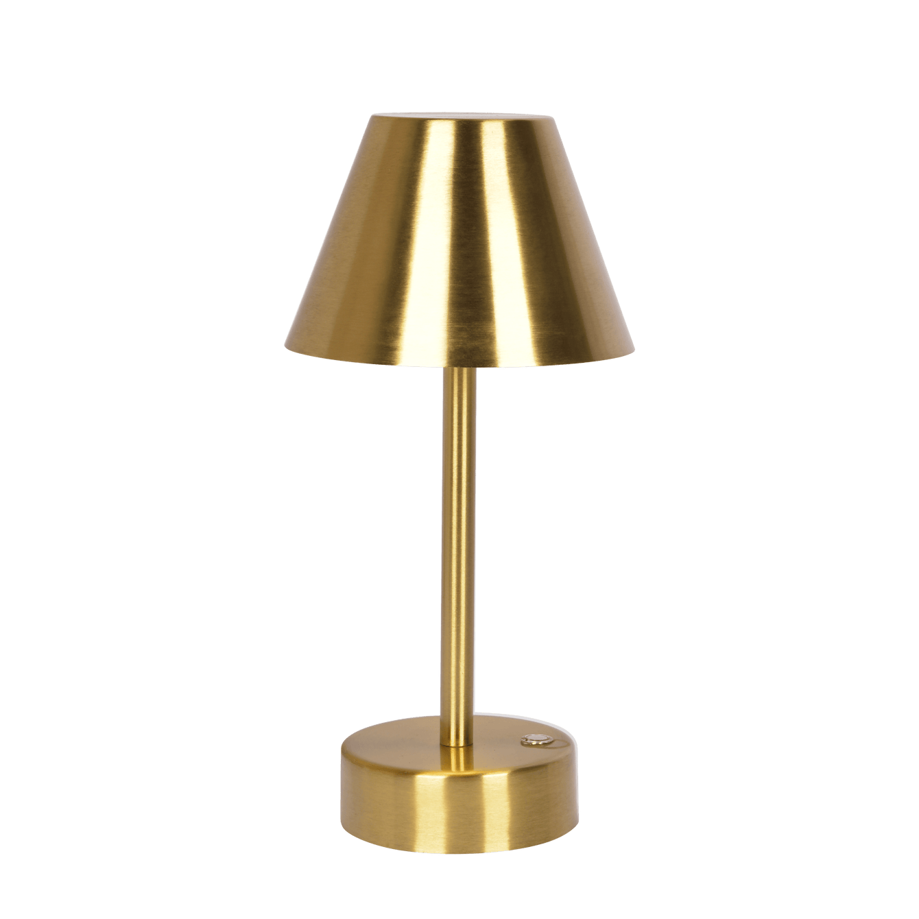 Elegance Rechargeable LED Table Lamp Plated Brass LED Touch Switch - West Lamp