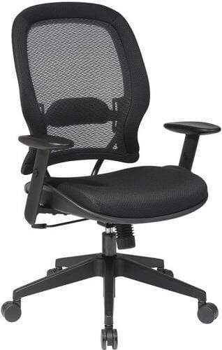 Managerial Chair Desk Chair, Adjustable Arms, 23-1/4