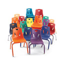 Berries® Stacking Chair with Chrome-Plated Legs, 10