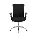 Black Fabric Multifunction Executive Swivel Chair With Seat Slider