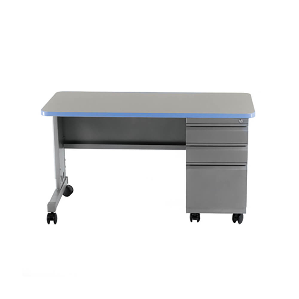 Cascade Teacher Desk – Single Pedestal