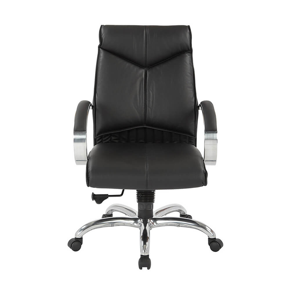 Deluxe Mid Back Black Chair