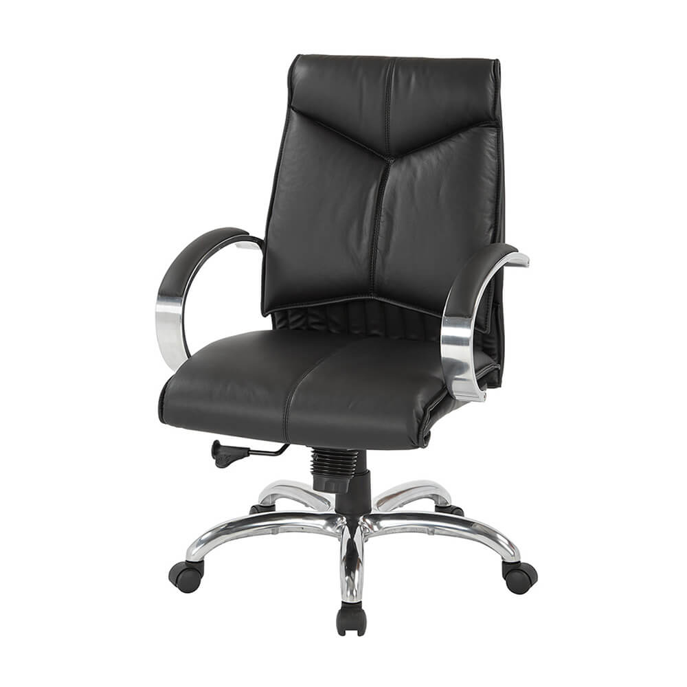 Deluxe Mid Back Black Chair