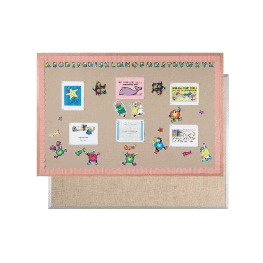 Standard Series Burlap-Weave Vinyl Bulletin Boards